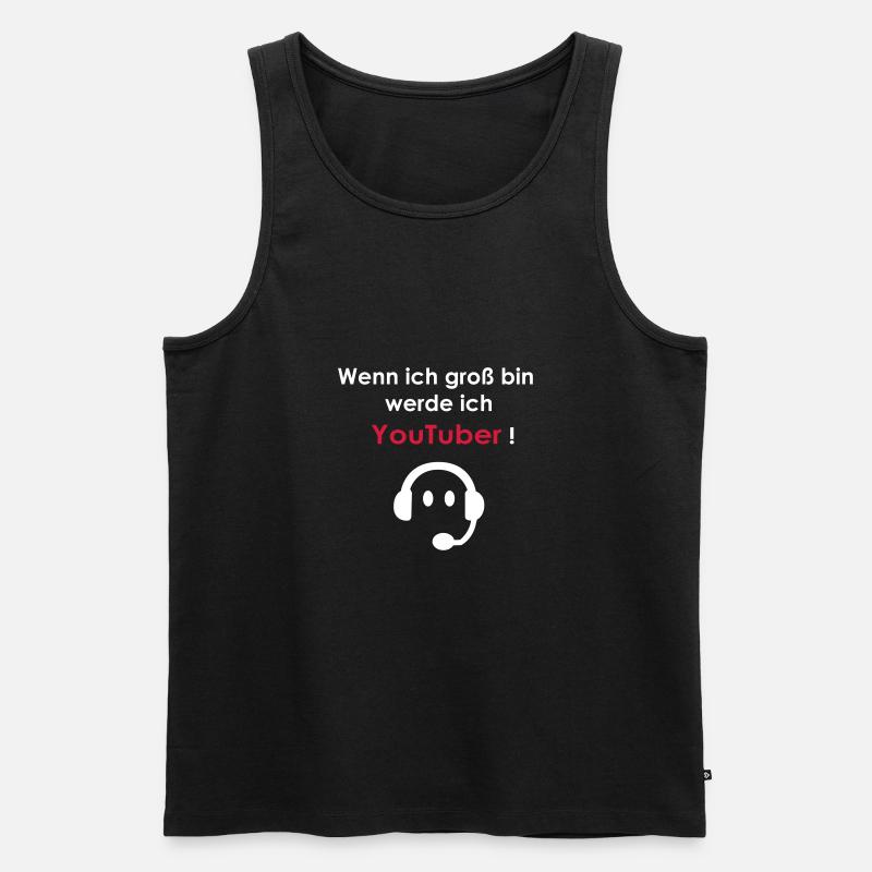 Onlinestar - Männer Premium Bio Tank Top - Schwarz