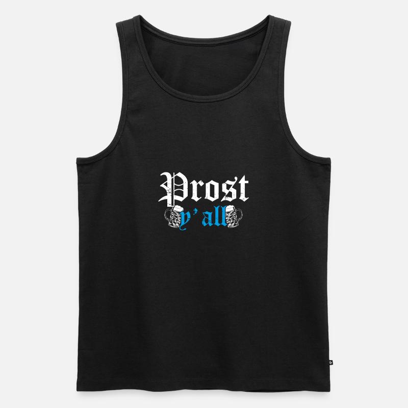 Prost - Männer Premium Bio Tank Top - Schwarz