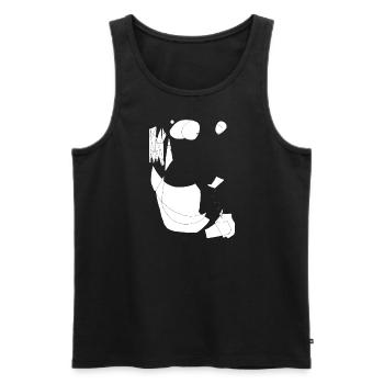 c1 - Männer Premium Bio Tank Top - Schwarz - Vorne - Michal (187cm)