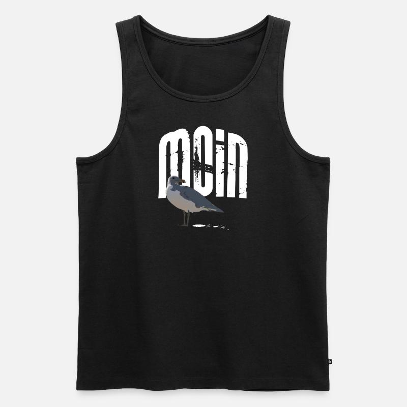 MOIN Schiss - Männer Premium Bio Tank Top - Schwarz