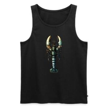 Homard - Débardeur bio Premium Homme - noir - Devant - Michal (187cm)
