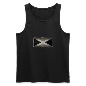 Jamaika - Männer Premium Bio Tank Top - Schwarz - Vorne - Michal (187cm)