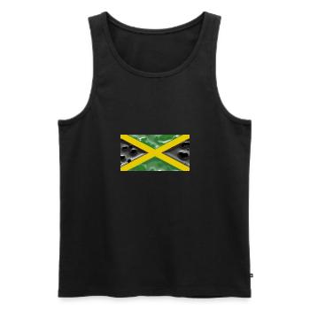 Jamaïque en tant que Jamaïque - Débardeur bio Premium Homme - noir - Devant - Michal (187cm)