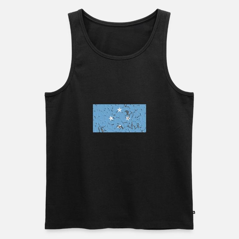 Micronesia Micronesia - Men's Premium Organic Tank Top - black