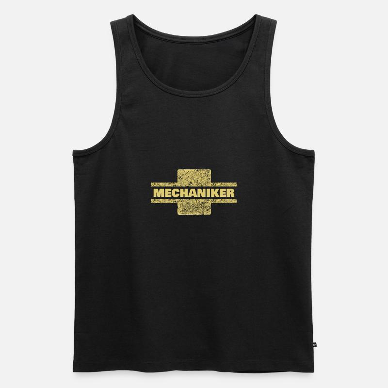 Beruf Mechaniker - Männer Premium Bio Tank Top - Schwarz