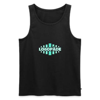 Speech therapist - Men's Premium Organic Tank Top - black - Front - Michal (187cm)