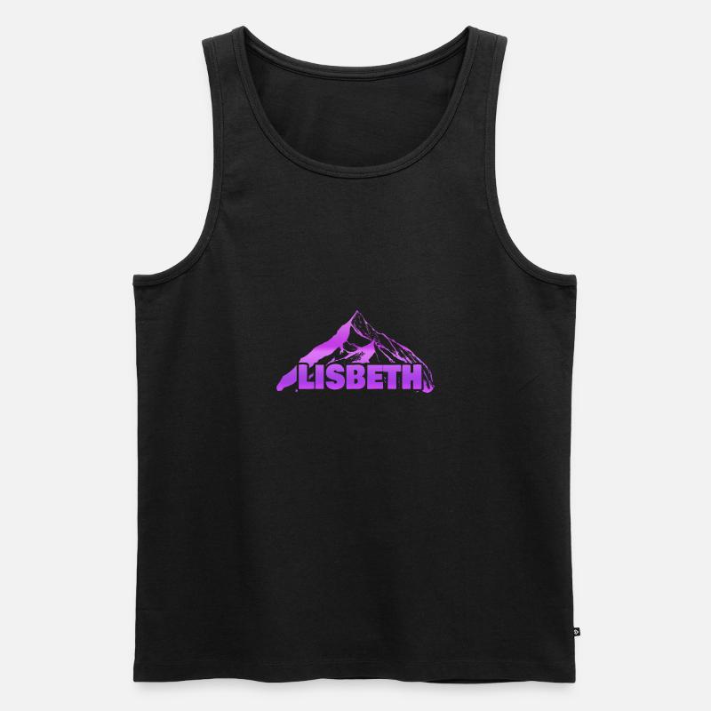 Berg Lisbeth - Männer Premium Bio Tank Top - Schwarz