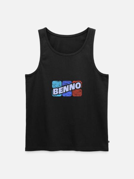 Benno Benno - Men's Premium Organic Tank Top - black