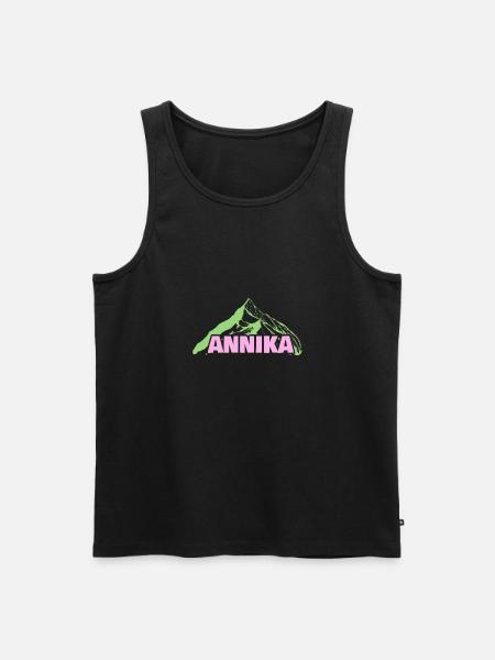 Mountaineering Annika - Men's Premium Organic Tank Top - black
