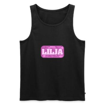 Santé Lilja - Débardeur bio Premium Homme - noir - Devant - AI Model Male 178 light (178cm)