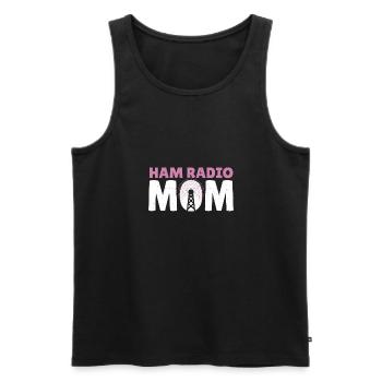 Signal Frequency Radio Amateurs Ham Radio Mom Wome - Men's Premium Organic Tank Top - black - Front - Michal (187cm)