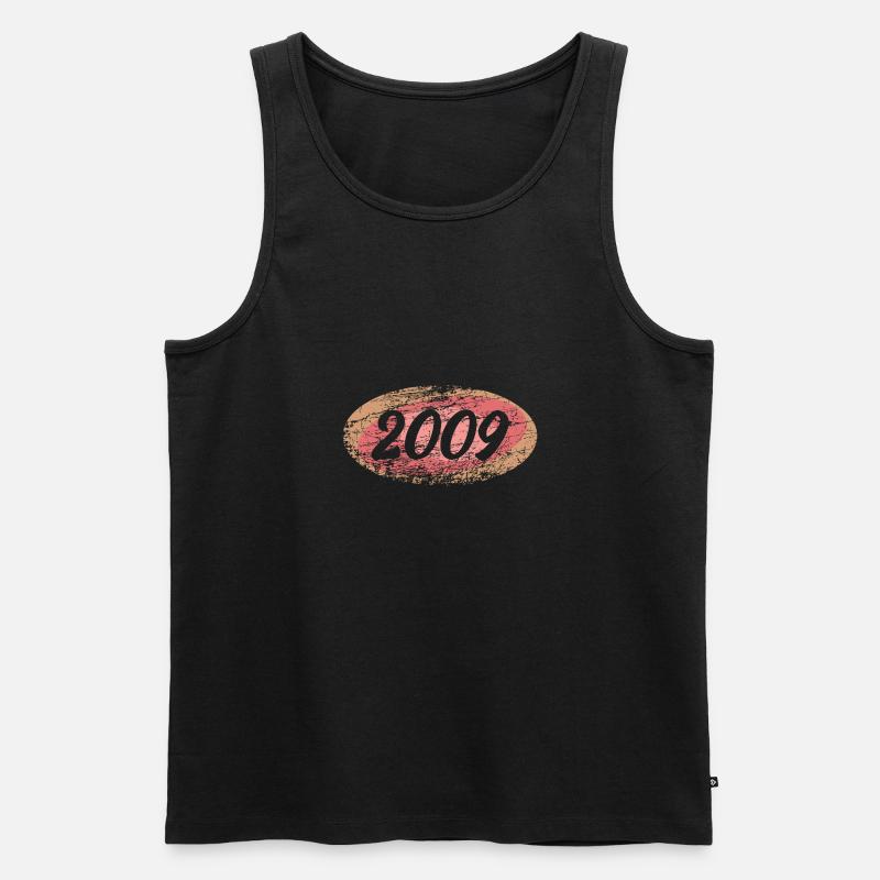 2009 - Männer Premium Bio Tank Top - Schwarz
