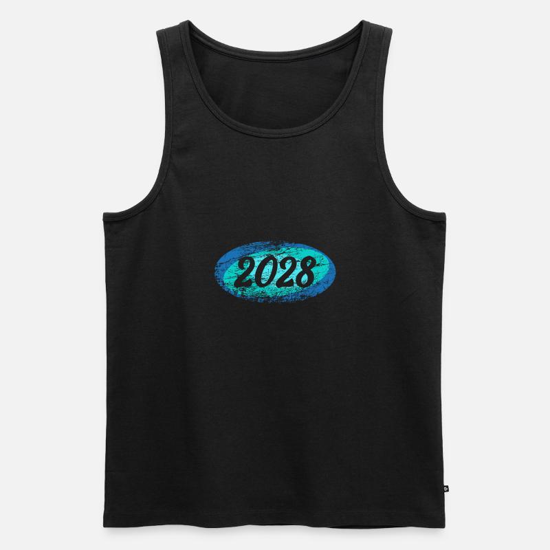 Elypse 2028 - Männer Premium Bio Tank Top - Schwarz