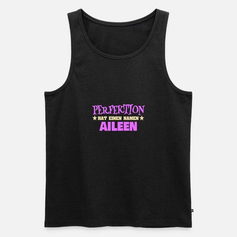 Aileen - Männer Premium Bio Tank Top - Schwarz
