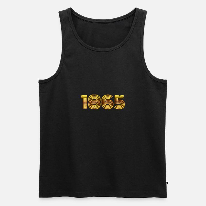 1865 juneteenth - Männer Premium Bio Tank Top - Schwarz