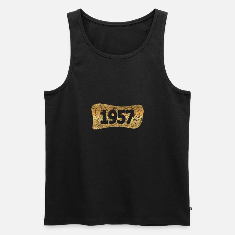 1957 - Männer Premium Bio Tank Top - Schwarz
