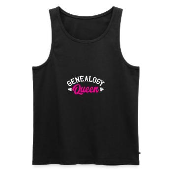 Généalogie Généalogie Généalogiste - Débardeur bio Premium Homme - noir - Devant - Michal (187cm)