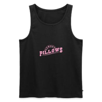 Cowboy Pillows Southern Girl Texas Lady Funny - Men's Premium Organic Tank Top - black - Front - Michal (187cm)