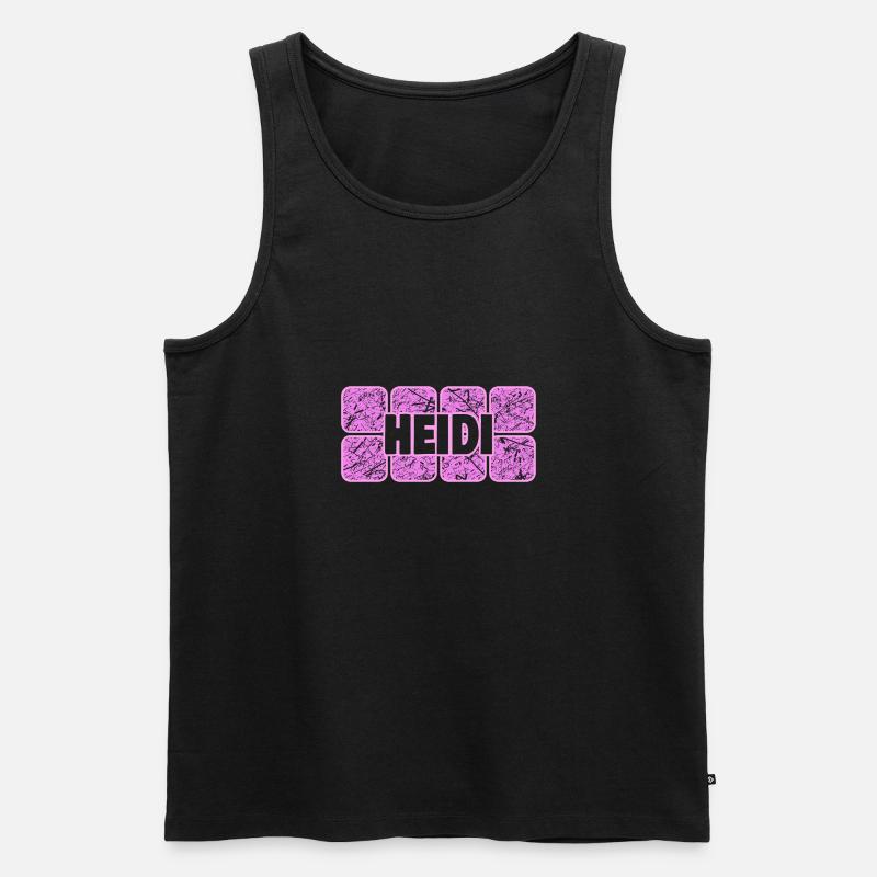 Ehefrau Heidi - Männer Premium Bio Tank Top - Schwarz