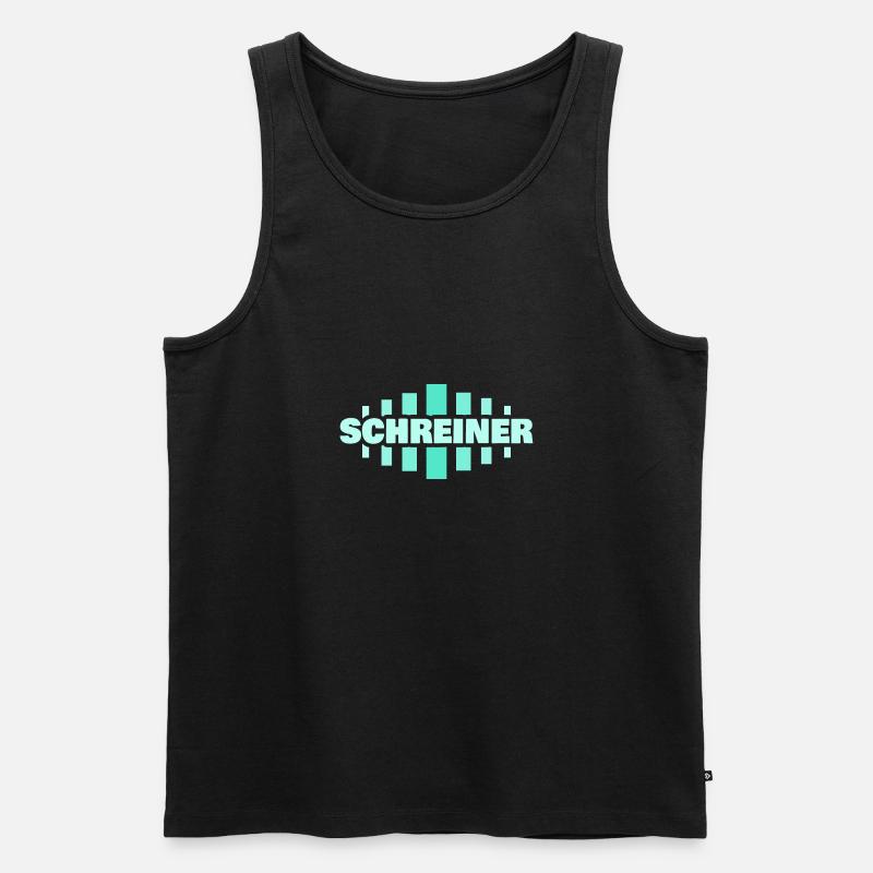Schreiner - Männer Premium Bio Tank Top - Schwarz