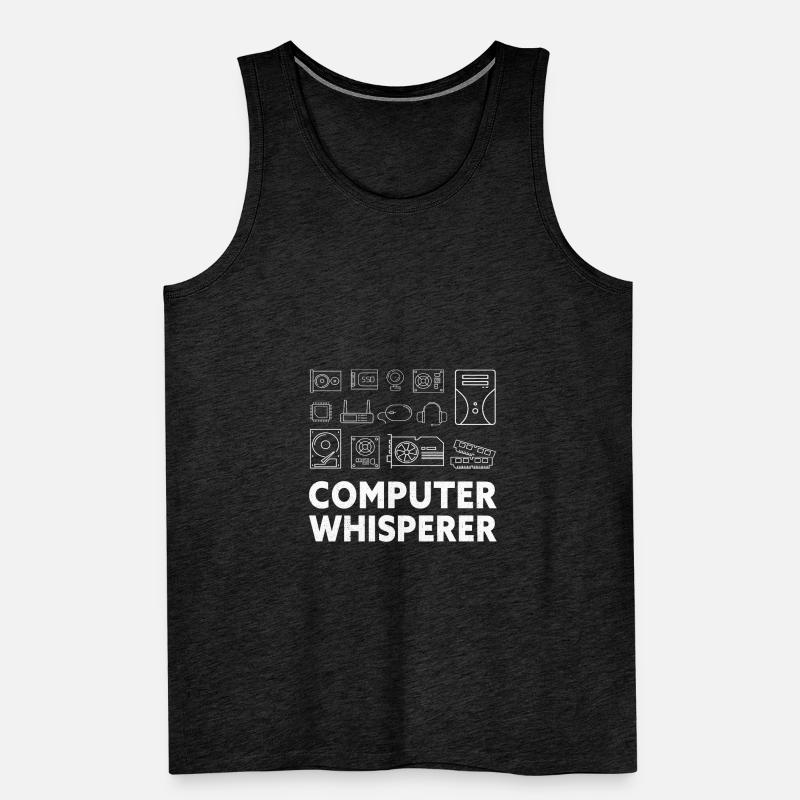 Tech Support Nerds Geek... Programmers & Nerd Men's Premium Organic Tank Top