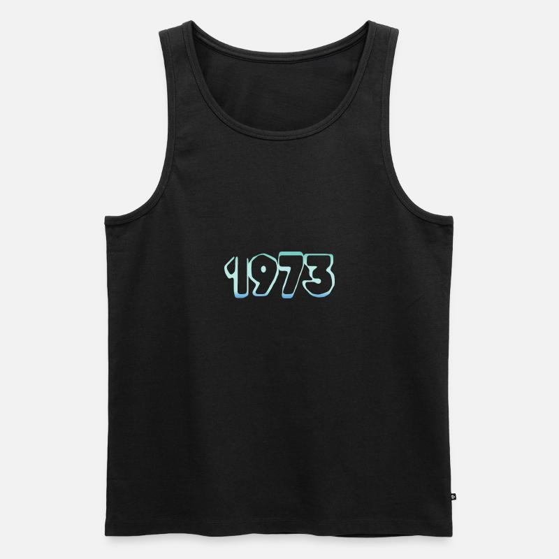 1973 - Männer Premium Bio Tank Top - Schwarz