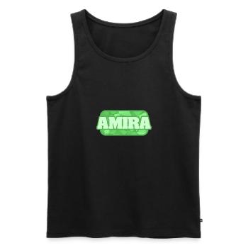 Gesundheit Amira - Männer Premium Bio Tank Top - Schwarz - Vorne - AI Model Male 178 light (178cm)