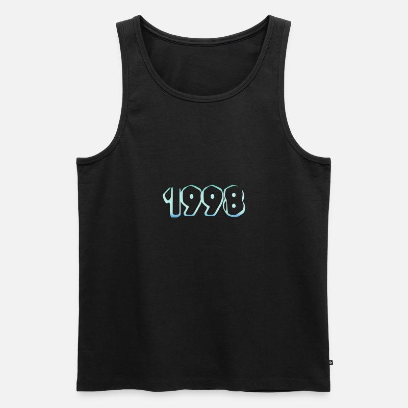 1998 - Männer Premium Bio Tank Top - Schwarz