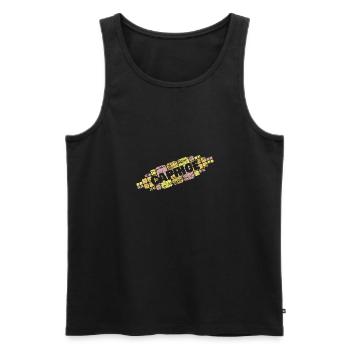 Geschenk für Caprice - Männer Premium Bio Tank Top - Schwarz - Vorne - AI Model Male 178 light (178cm)