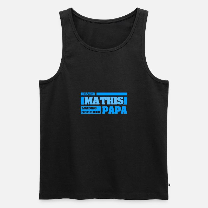 Mathis - Männer Premium Bio Tank Top - Schwarz