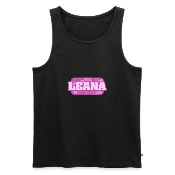 Gesundheit Leana - Männer Premium Bio Tank Top - Schwarz - Vorne - AI Model Male 178 light (178cm)