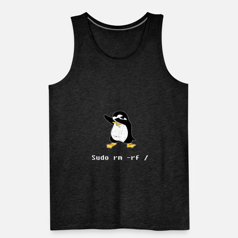 Sudo rm RF Admin Sysadmin Cadeau Java Linux Débardeur bio Premium Homme