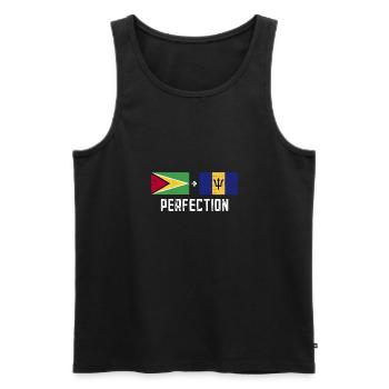 Guyana Flag Guyanese Guyana - Men's Premium Organic Tank Top - black - Front - Michal (187cm)