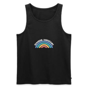 Teacher Assistant School Educator Substitute - Männer Premium Bio Tank Top - Schwarz - Vorne - AI Model Male 178 light (178cm)
