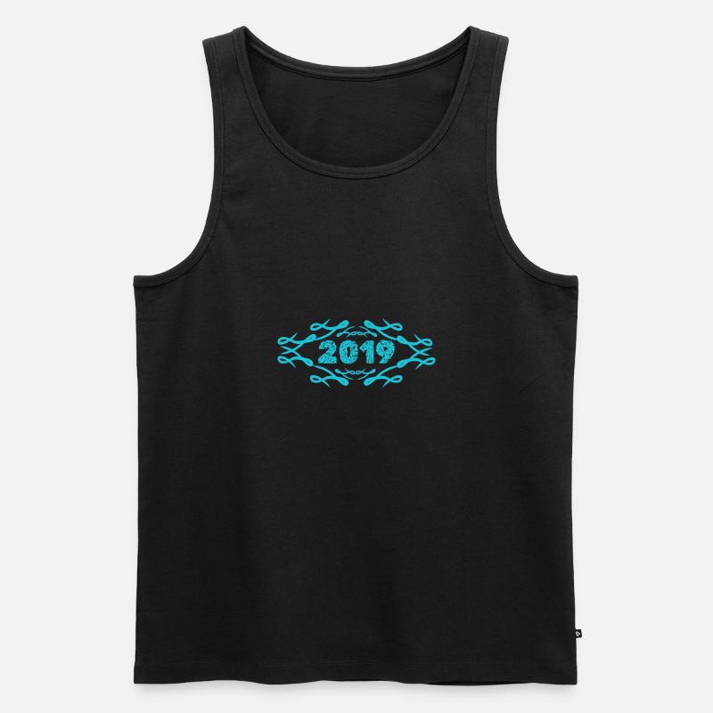 Geschenkidee 2019 - Männer Premium Bio Tank Top - Schwarz