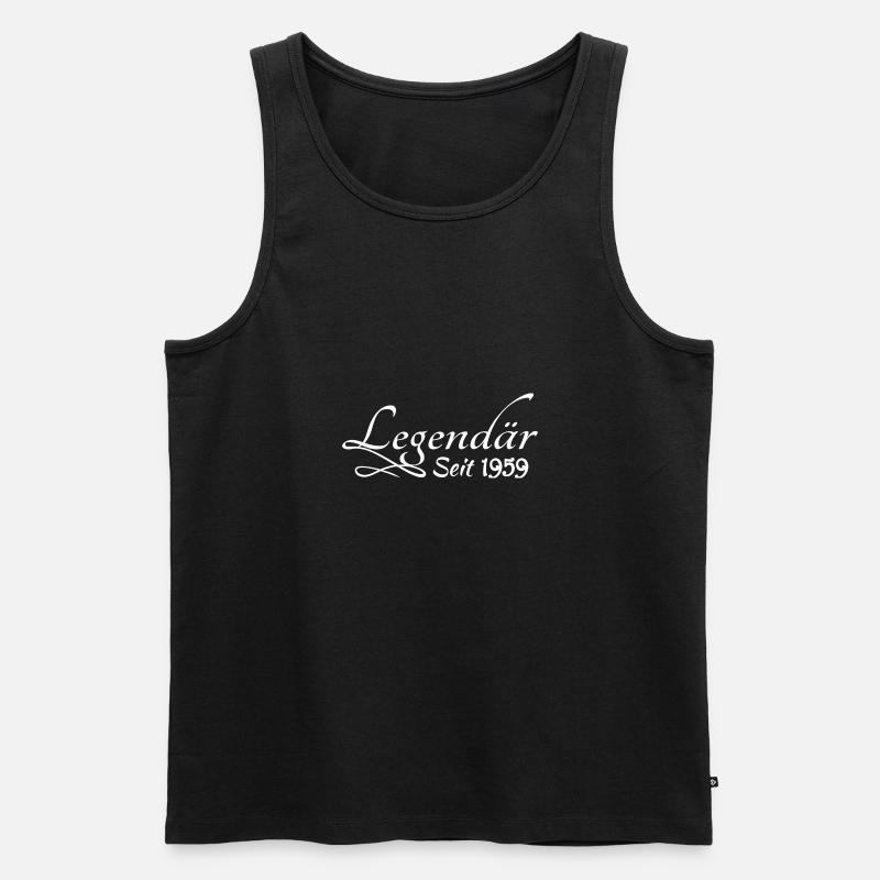 1959 - Männer Premium Bio Tank Top - Schwarz