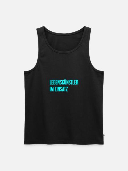Artists of life in action - Men's Premium Organic Tank Top - black