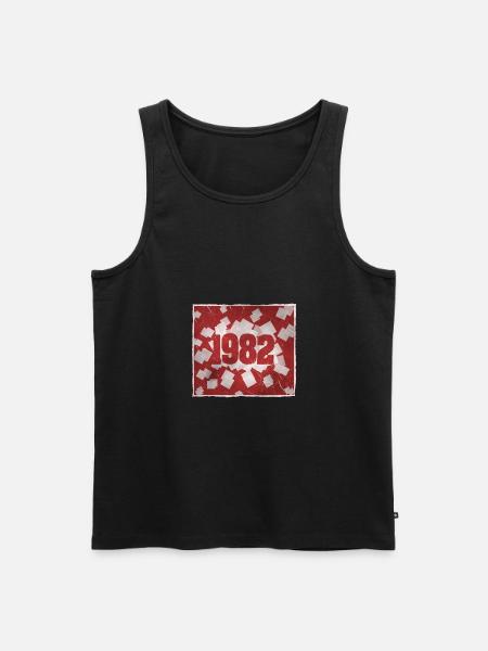 Born in 1982 - Men's Premium Organic Tank Top - black