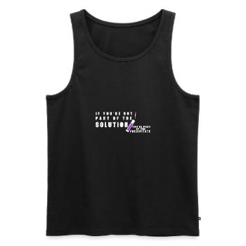 Chemie Lehrer Wissenschaftler Chemieker - Männer Premium Bio Tank Top - Schwarz - Vorne - Michal (187cm)