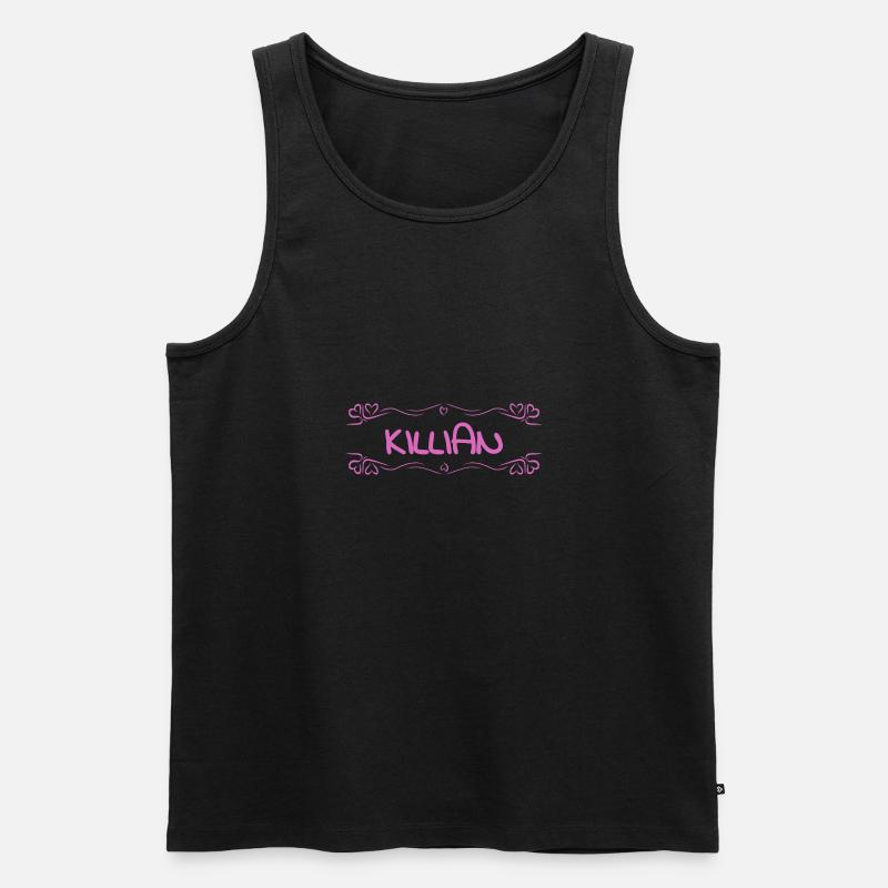 Name Killian - Männer Premium Bio Tank Top - Schwarz