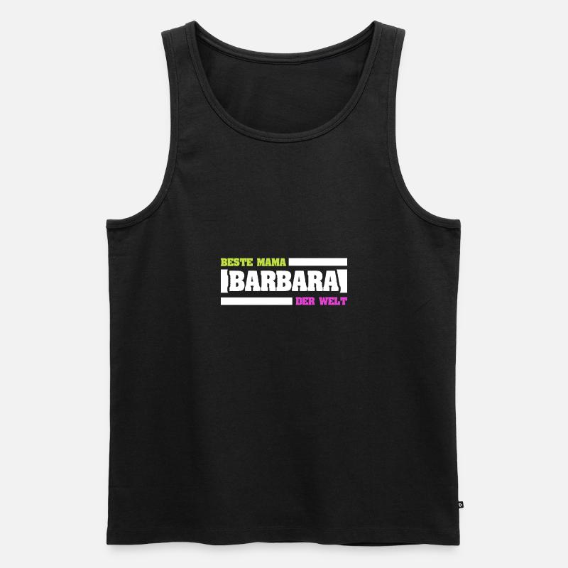 Barbara - Männer Premium Bio Tank Top - Schwarz