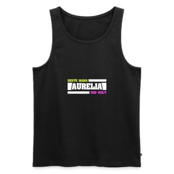 Mother Aurelia - Men's Premium Organic Tank Top - black - Front - AI Model Male 178 light (178cm)