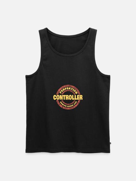 Perfektion Controller - Männer Premium Bio Tank Top - Schwarz