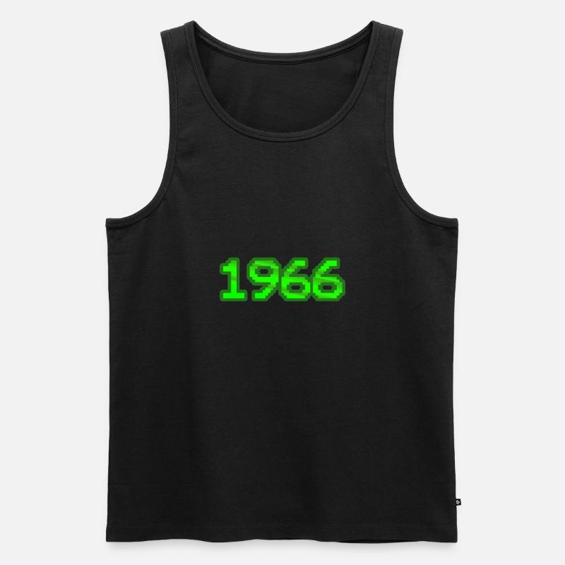 Nerd 1966 - Men's Premium Organic Tank Top - black