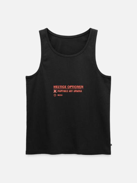 Party armina - Männer Premium Bio Tank Top - Schwarz
