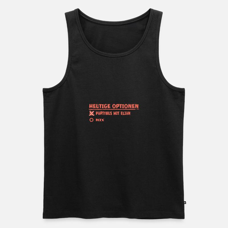 Geschenk für elian - Männer Premium Bio Tank Top - Schwarz