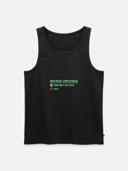 enya enya - Männer Premium Bio Tank Top - Schwarz