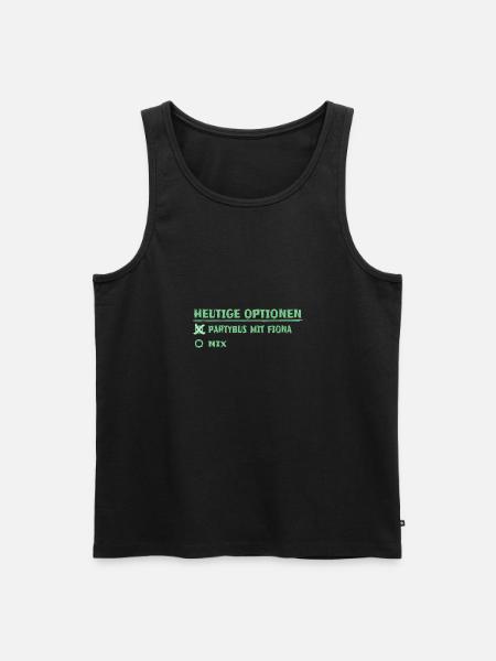 fiona als Vorname - Männer Premium Bio Tank Top - Schwarz