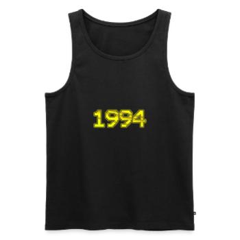 Nerd 1994 - Männer Premium Bio Tank Top - Schwarz - Vorne - AI Model Male 178 light (178cm)