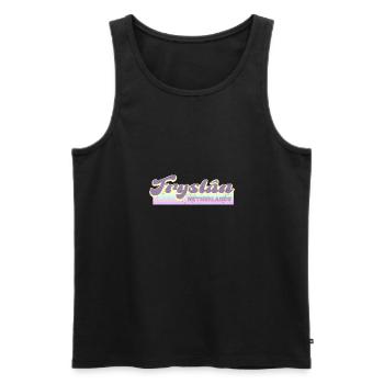 Amsteradam Niederlande Holzschuh National - Männer Premium Bio Tank Top - Schwarz - Vorne - AI Model Male 178 light (178cm)